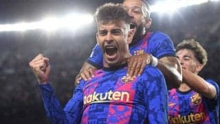 CLゴール数でロベカルに並びDF最多となったピケを妻のシャキーラも絶賛「この男は止められない」