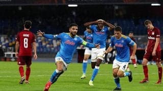 インシーニェの1G1Aでナポリがグループ首位のレギア・ワルシャワを下して初勝利【EL第3節まとめ】