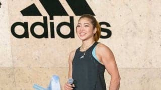 野中生萌が登場したアディダスイベント　五輪メダリストの競技実演＆レッスンで活気