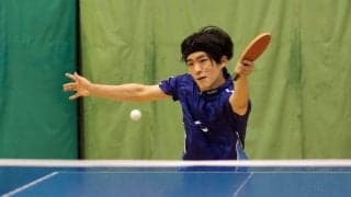 中央大4年・柏、3種目で代表権獲得　元Tリーガー横山も2種目通過＜卓球・全日本岡山県予選＞