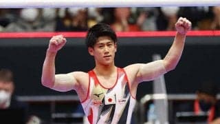 橋本大輝が鉄棒銀　内村航平6位で直接対決に勝利、世界体操の新旧王者激突に拍手喝采