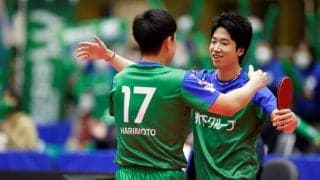 【Tリーグ】水谷隼、張本智和とのダブルスで“有終の美”　木下は開幕10連勝