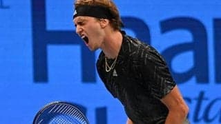 ズベレフ 12本エースで快勝