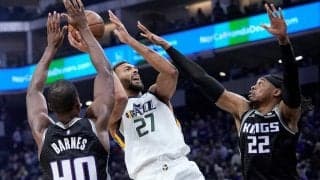 今季得点とリバウンドでキャリアハイを残すジャズのルディ・ゴベアが好記録に到達