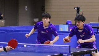男子複は第1シード棄権で混戦模様　優勝候補ペアが続々ベスト16入り＜卓球・全日学2日目見どころ＞