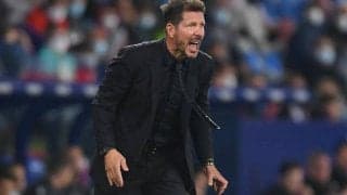 2試合連続ドローのアトレティコ…シメオネ監督は判定に不満　「私がいくら言っても何も変わりはしないが…」