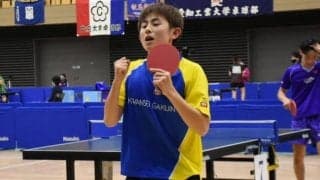 【卓球部】男子シングルス３名が３回戦進出！