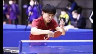 シングルス初日は３人が勝ち上がり、上位進出へ好発進（男子）