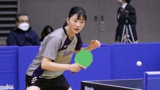 10月解禁のカラーラバー使用選手も登場　女子シングルス1回戦結果＜卓球・全日学＞