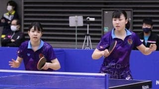 男子複は明治大vs愛工大　女子複はTリーガー対決　ダブルスを制すのはどのペアか＜卓球・全日学3日目見どころ＞