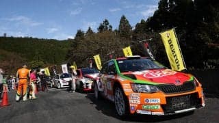 【速報】全日本ラリー 久万高原：王座を賭けた僅差のバトル、福永が1.8秒リード