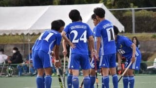 【陸上ホッケー部男子】 慶大に０－２で、インカレ初戦敗退