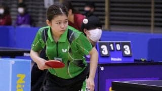 第1シードの専修大・木村、準々決勝進出　女子シングルス5回戦結果＜卓球・全日学＞