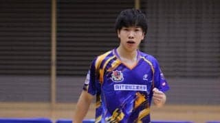 愛工大対決を制したのは4年の髙見真己　最後の全日学で初優勝なるか＜卓球・全日学＞