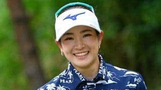 原英莉花はゼブラ柄スカートでガッツポーズ　表情豊かな女子プロ写真8枚をJLPGA公開