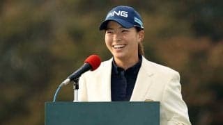 渋野日向子「TVに映してはいけない顔をしていた」　優勝会見で勝負所外した心境明かす