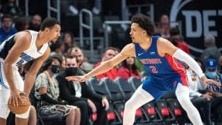 マジック戦でNBAデビューを飾ったケイド・カニングハム「今は自由にプレーできている」