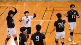 【バレーボール部男子】フルセットの末、立命大に勝利！