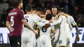 10人同士の対決となったナポリ、格下サレルニターナに苦戦も辛勝《セリエA》