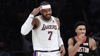 レイカーズがロケッツをホームで撃破…カーメロが23得点を挙げ、今季4勝目