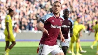 好調ウェストハムの若手FWが女優と交際、俳優の父も大歓迎