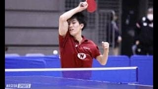 男子シングルスはベスト16目前で姿を消す（男子）