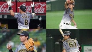 盗塁王、新人記録、2桁勝利、投手3冠…　阪神2020年ドラフト組は1軍＆2軍で存在感