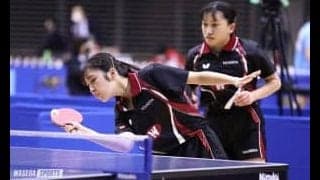 岩越・笹尾組、集大成の全日学で悲願のダブルルス初優勝（女子）