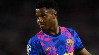 決勝弾ファティが再離脱アグエロを激励　「あのゴールはクンに捧げる。勝利は彼のためのもの」