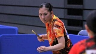 県立高校からインハイ32の森影、ダブルス2種目で代表に＜卓球・全日本徳島県予選＞