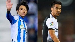 「なかなか痺れた」柴崎岳は自身初の日本人対決で先輩・岡崎慎司との対戦を振り返る「一生の宝」