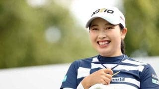 小祝さくら、渋野日向子らが熱戦　TOTO“初日写真集”に反響「桃子ちゃんカッコいい」