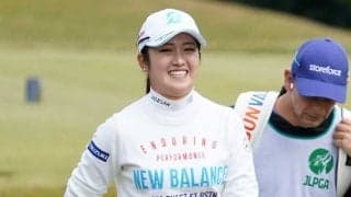 稲見萌寧が暫定2位に急浮上　腰痛抱えながら猛チャージ「朝は練習場で打てなかった」