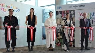 【東京五輪】水谷隼、堀米雄斗ら金メダリストが激写された写真展　Wリーグ河瀨直美会長もテープカットに参戦