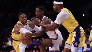 サンダーが再びレイカーズに逆転勝利…アレクサンダーが28得点を挙げ今季2勝目