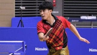Tリーグで1勝あげた馬渡元樹、2種目通過　男子複では長崎大ペアが代表に＜卓球・全日本長崎県予選＞