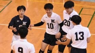【バレーボール部男子】同大に勝利し、リーグ戦７位で終了