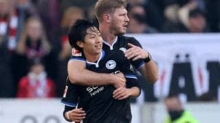 奥川決勝弾のビーレフェルトが今季初勝利、遠藤&伊藤先発のシュツットガルトは4戦勝ちなし《ブンデスリーガ》