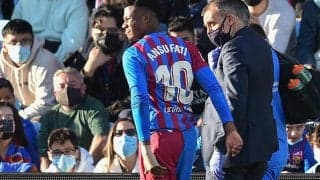 バルサ10番ファティ、またも負傷離脱…これからチャビ体制始動も