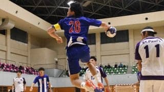 【ハンドボール部男子】　立教大に２５−３４で敗北し、４年生は引退