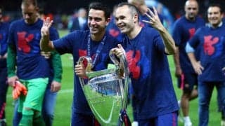 バルセロナ監督就任のチャビに、盟友イニエスタからエール「きっと大丈夫だろう」