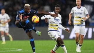 ナポリ、終盤9人となった好調ヴェローナにドロー《セリエA》