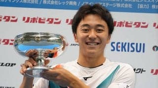 清水悠太が今井慎太郎を下して初V! ダブルスは上杉海斗／松井俊英、井上雅／大前綾希子がタイトル獲得[全日本テニス選手権]