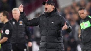 「少し馬鹿げている」今季プレミア初黒星のリバプール、クロップ監督がGKへのファウルの判定に苦言「特に審判は見ていない」