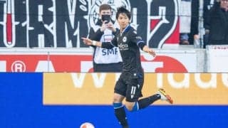 ドイツ・ビーレフェルトの奥川雅也のゴールが凄い!絶妙な抜け出しからGKの1対1を制す!日本代表・遠藤航と伊藤洋輝の目の前で決めた｢決勝ゴール｣とは?