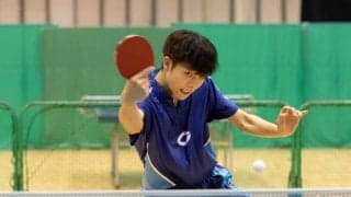 中央大・坂田、3種目で本戦へ　全国選抜2部Vの芝田もジュニア通過＜卓球・全日本福井県予選＞
