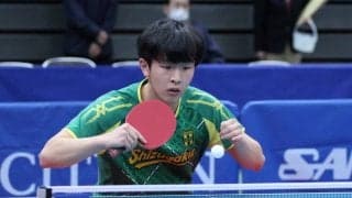 静岡学園高・鈴木笙、3種目通過　女子はデンソー勢の活躍目立つ＜卓球・全日本静岡県予選＞