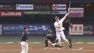 オリックス、杉本が“弾丸”先制2ラン　ロッテ美馬が緊急降板、代わった東妻の初球捉える