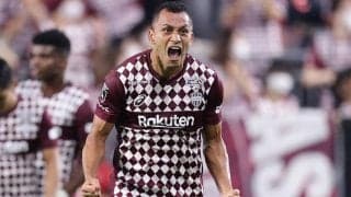 3位目指す神戸に痛手、FWドウグラスが一時帰国…左長内転筋肉離れで全治6週間