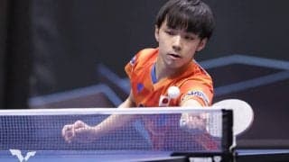 愛工大4年・木造、2019年世界卓球2位に勝利　次戦は中国選手と＜WTTコンテンダーノボメスト＞